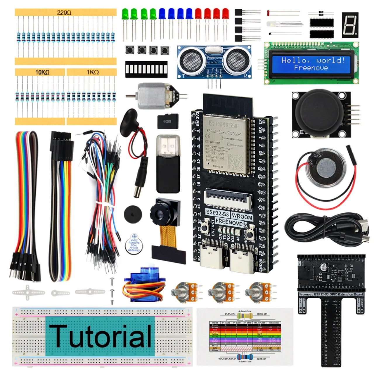 ESP32-S3 Super Starter Kit for  ESP32 S3 CAM Camera Wi-Fi Bluetooth